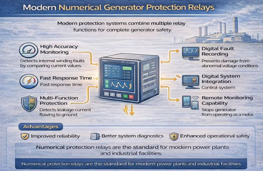 Numerical Generator Protection Relays