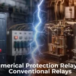 Numerical protection relays used in modern industrial electrical protection systems