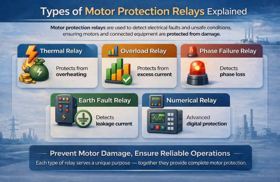 Types of Motor Protection Relays