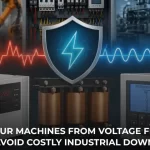Voltage fluctuation solution for industry using CVT stabilizer and protection relay in factory