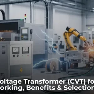 Constant Voltage Transformer used in industrial power system for stable voltage supply
