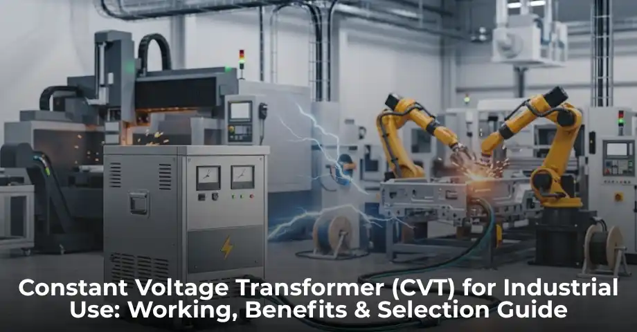 Constant Voltage Transformer used in industrial power system for stable voltage supply