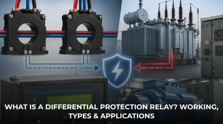 Differential Protection Relay working principle for transformer and motor protection