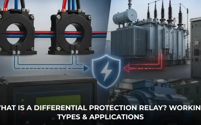 Differential Protection Relay working principle for transformer and motor protection