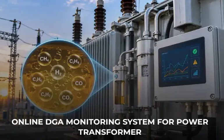 Online DGA Monitoring System for power transformer